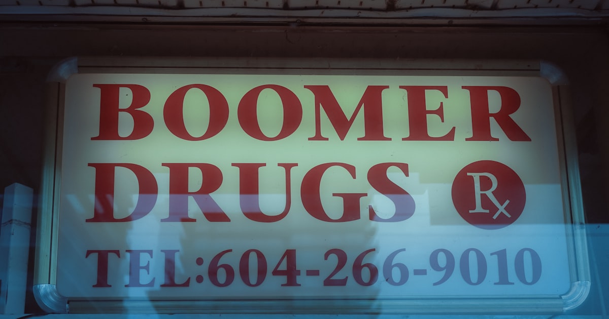 a sign that is on the side of a building