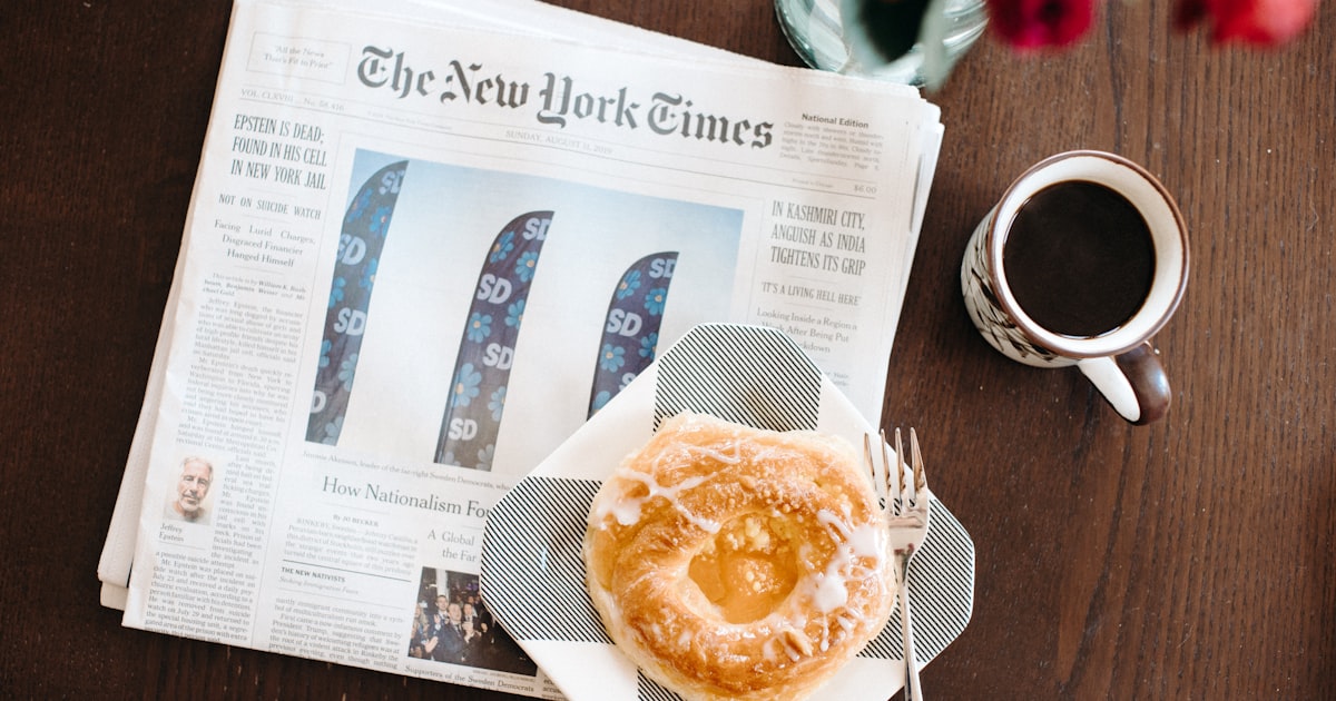 plate of donuts and coffee