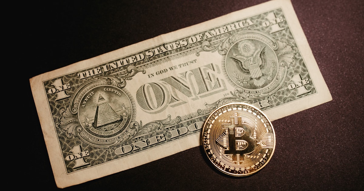 a close-up of a dollar bill