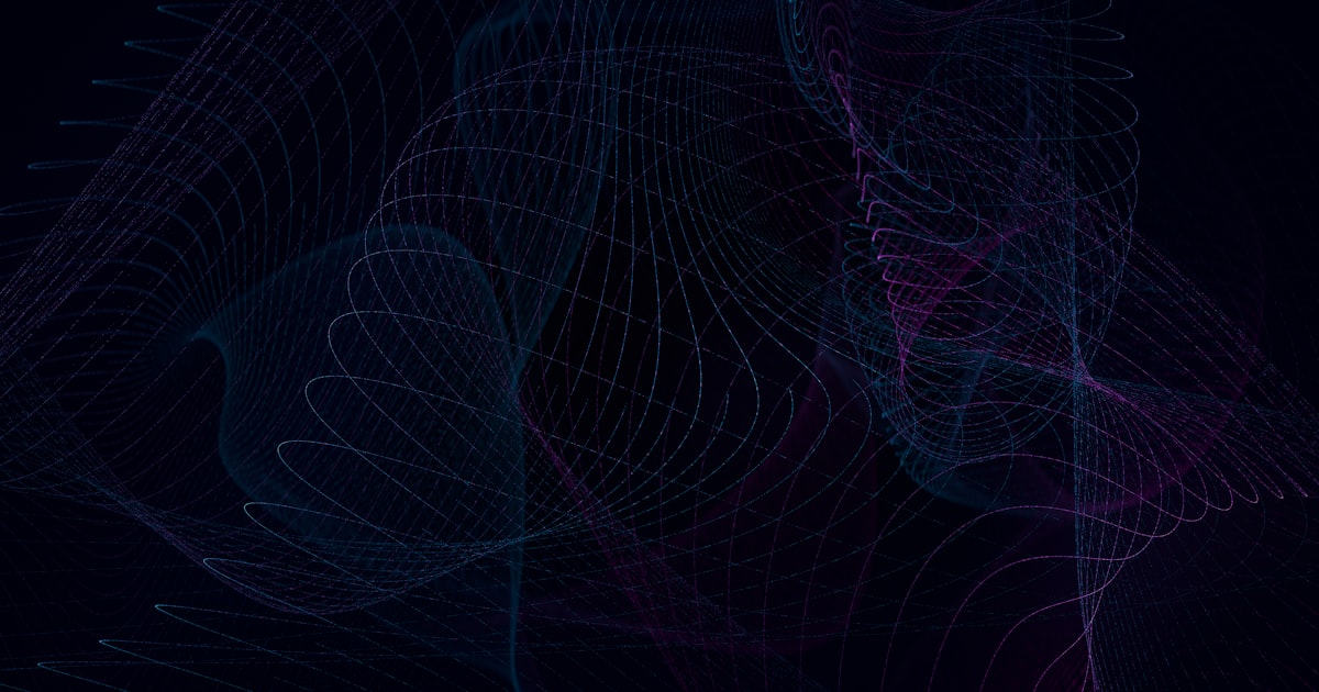 a blue and purple abstract background with lines