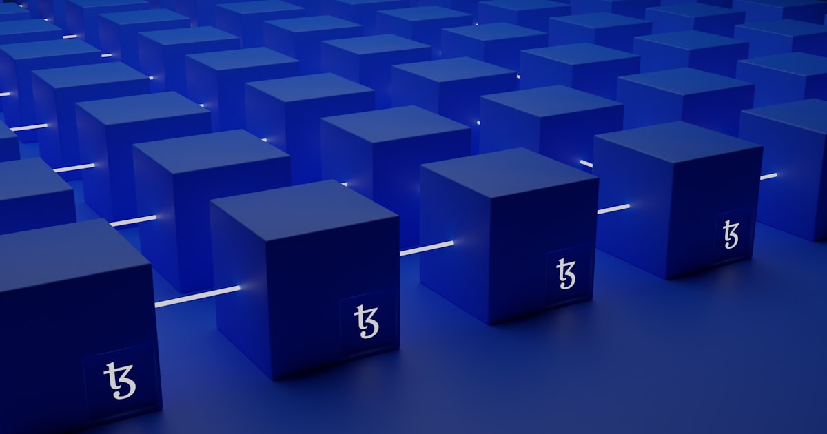 a group of blue cubes with numbers on them