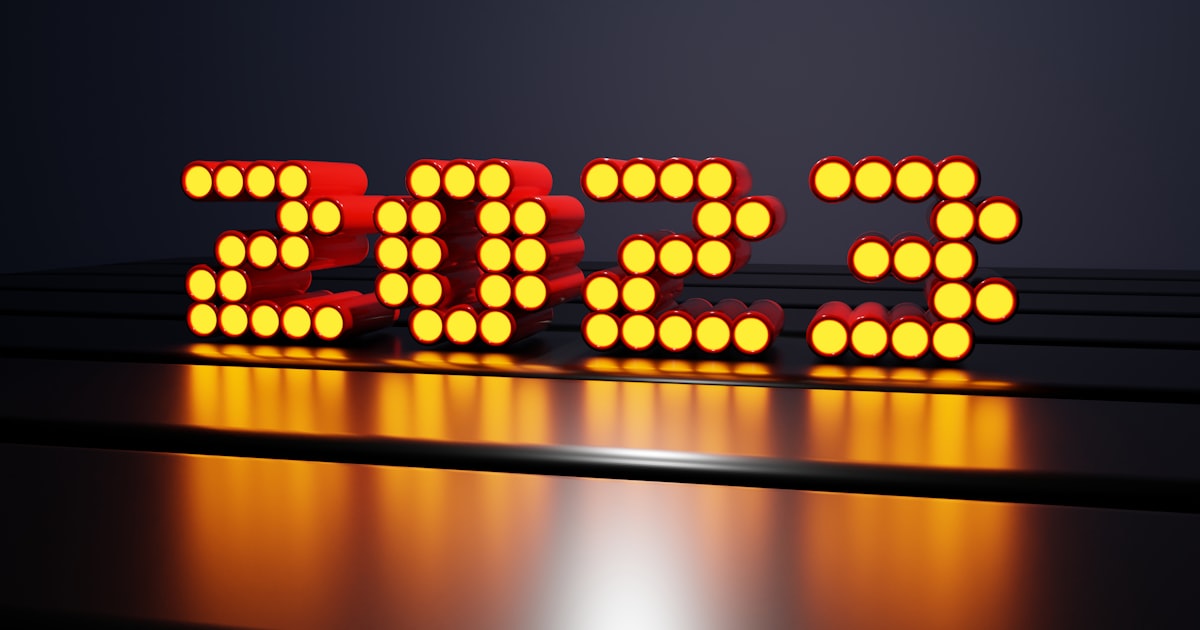 a close up of a lit up sign on a table