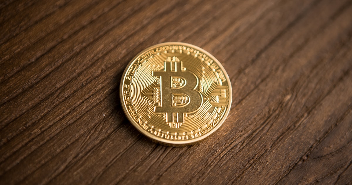 Bitcoin cryptocurrency coin