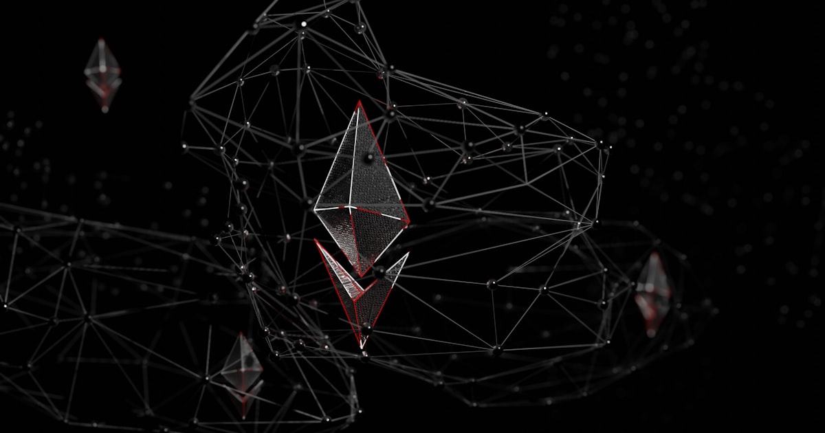 a computer generated image of a red diamond