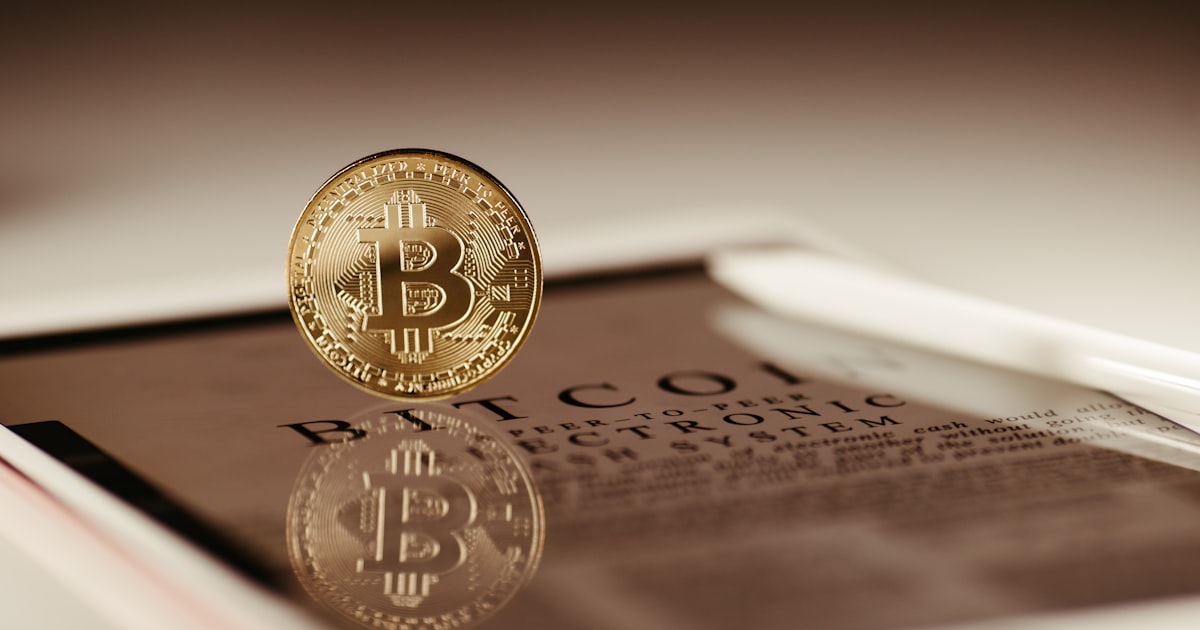 a coin on a book
