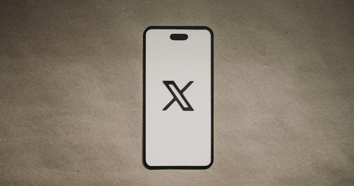 a phone case with the letter x on it