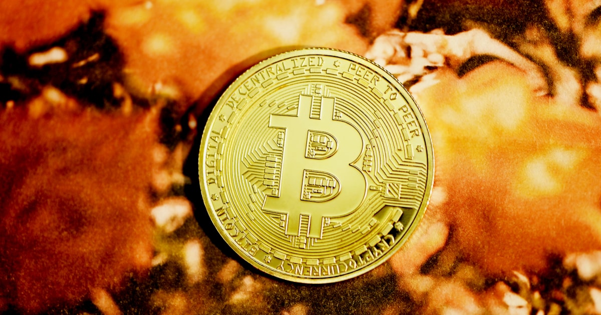 gold round coin on brown surface