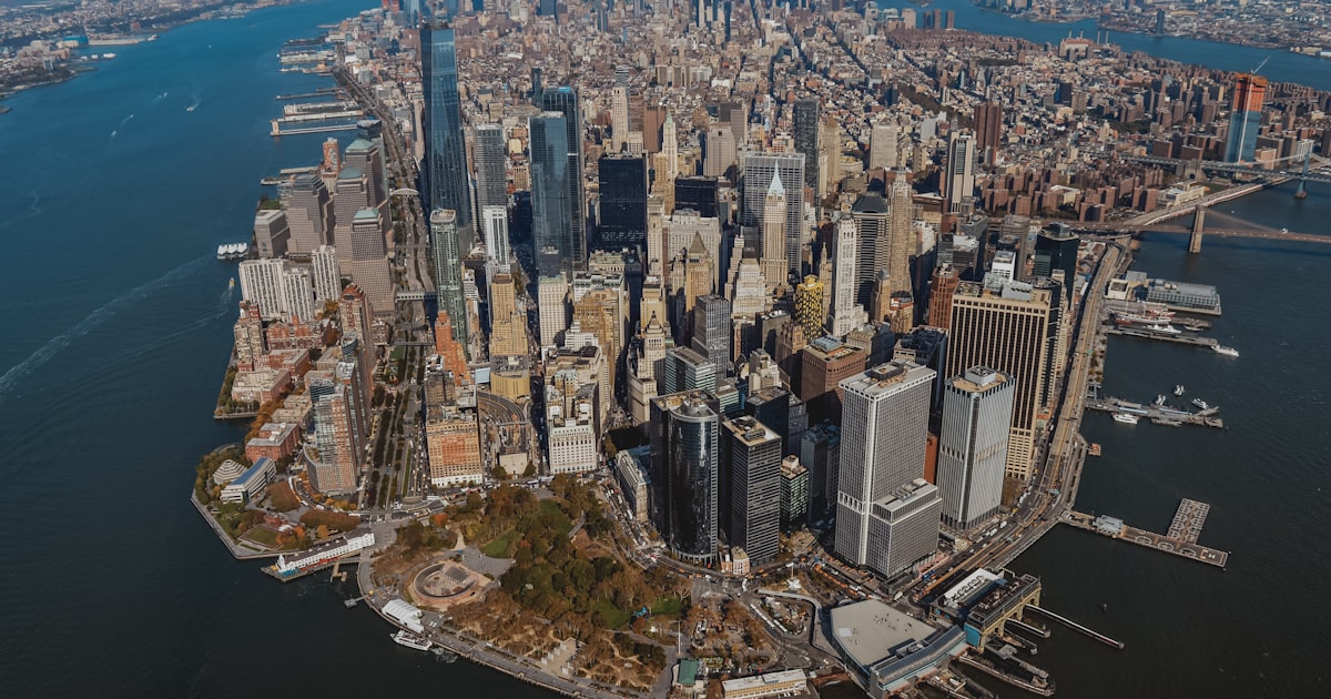 aerial view of city buildings during daytime