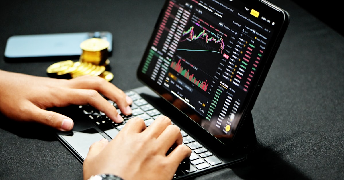 person using black laptop computer