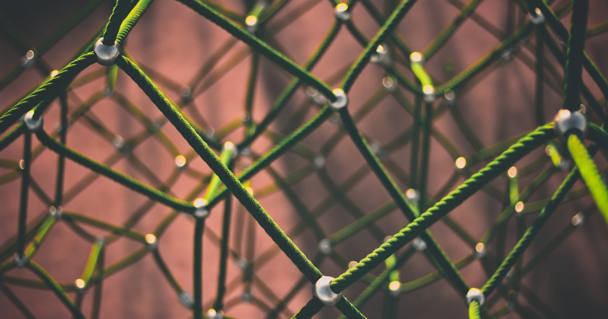 green and black rope