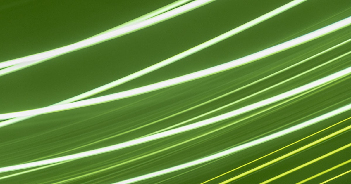 a blurry photo of lines in green