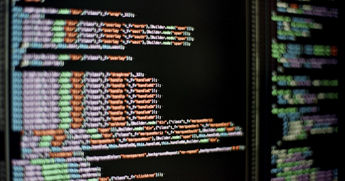 a computer screen with a lot of text on it