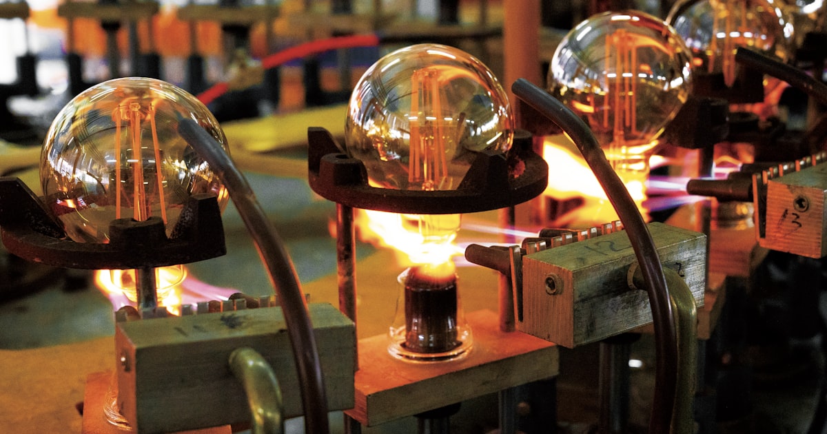 a group of metal objects