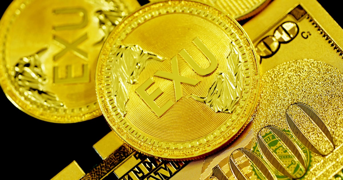 gold and silver round coin