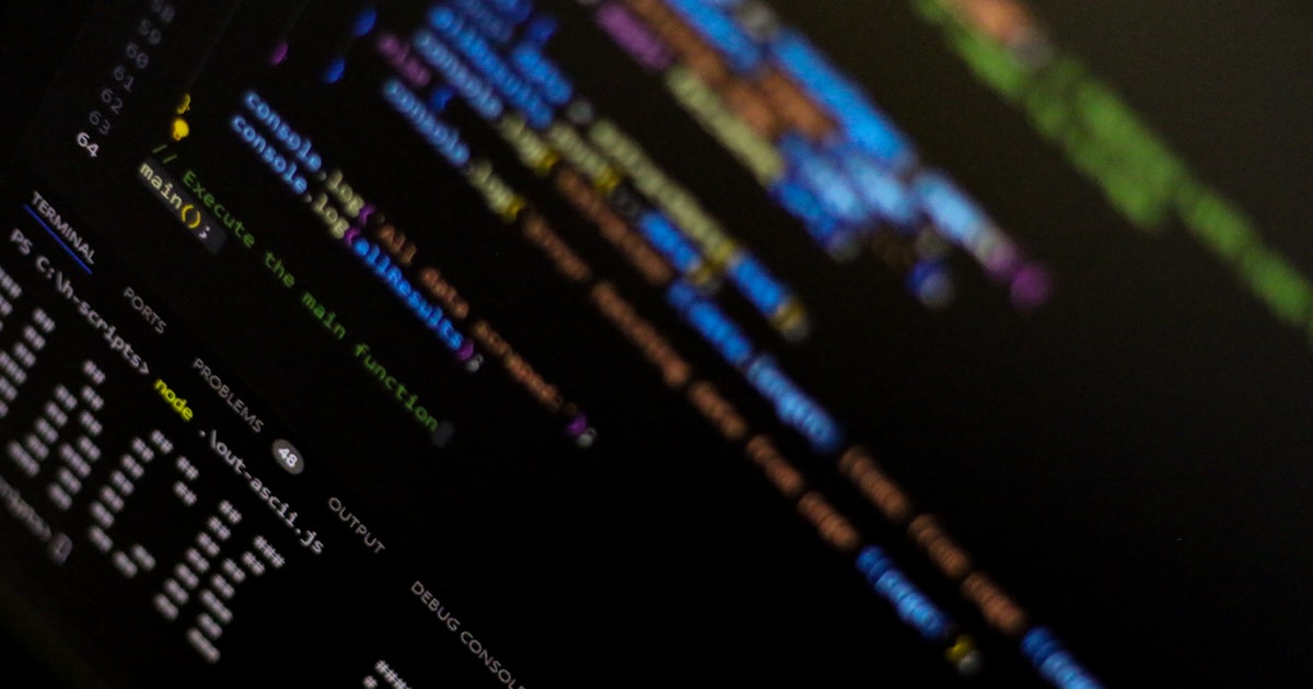 A close up of a computer screen with a blurry background