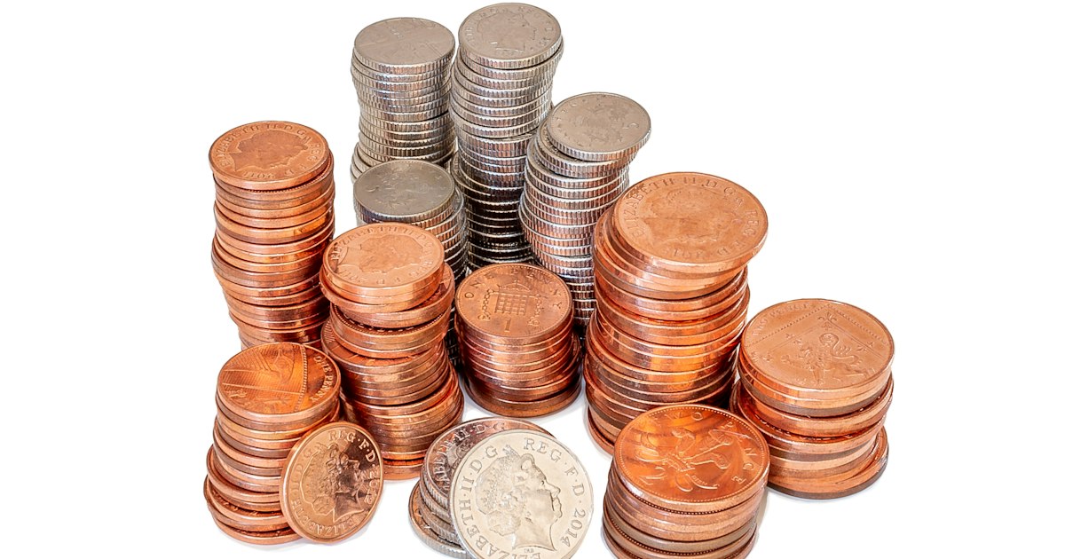 silver and gold round coins