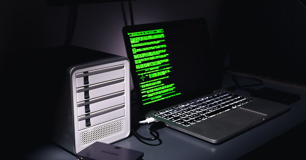 a laptop and a computer