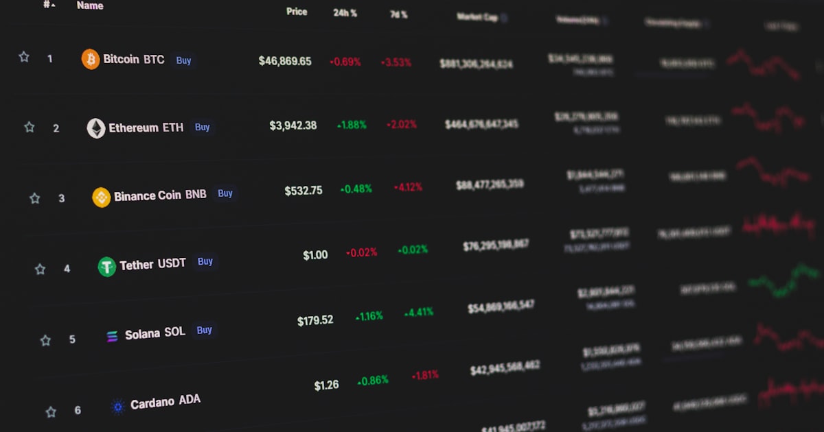 a computer screen with a bunch of numbers on it