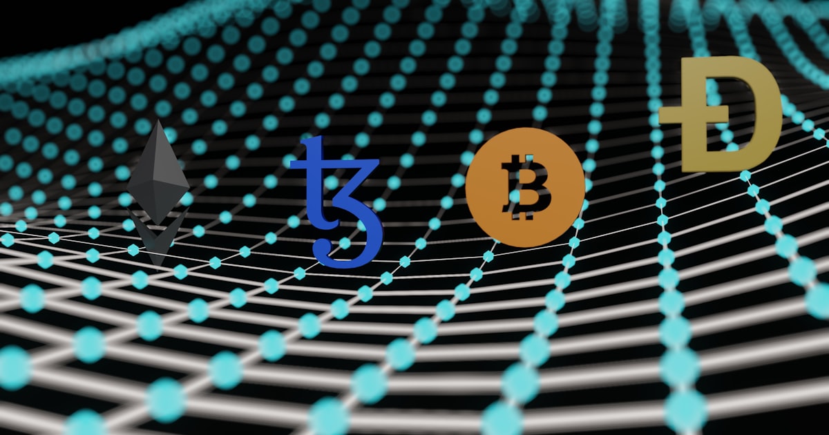 a bitcoin and bitcoin logo on a black background