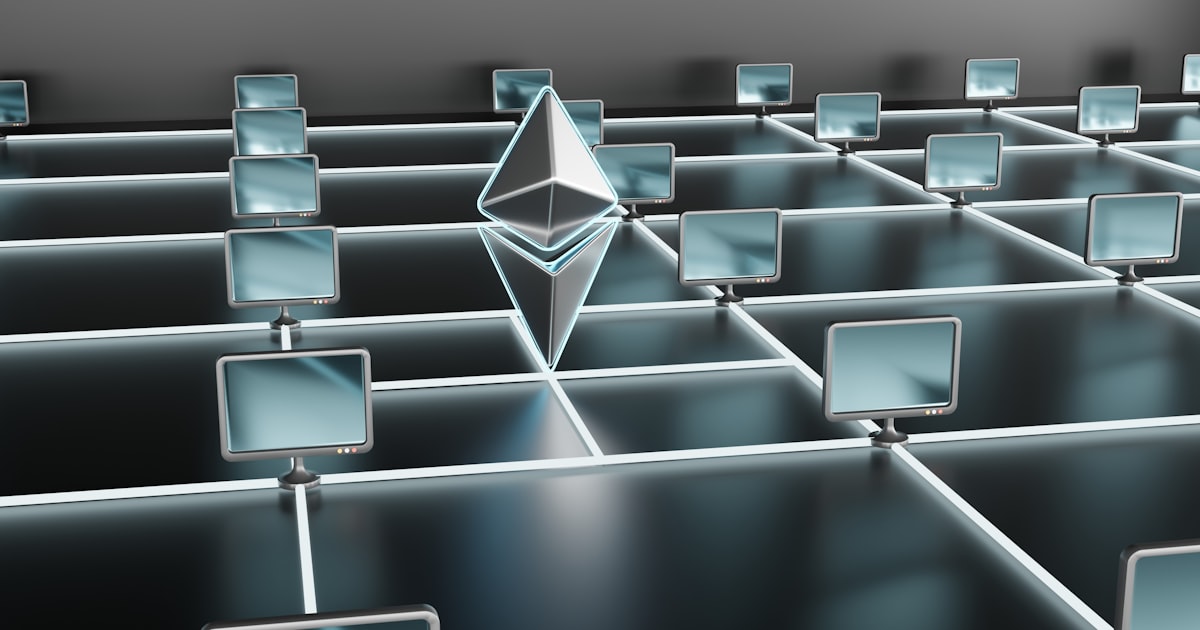 a group of blue lights