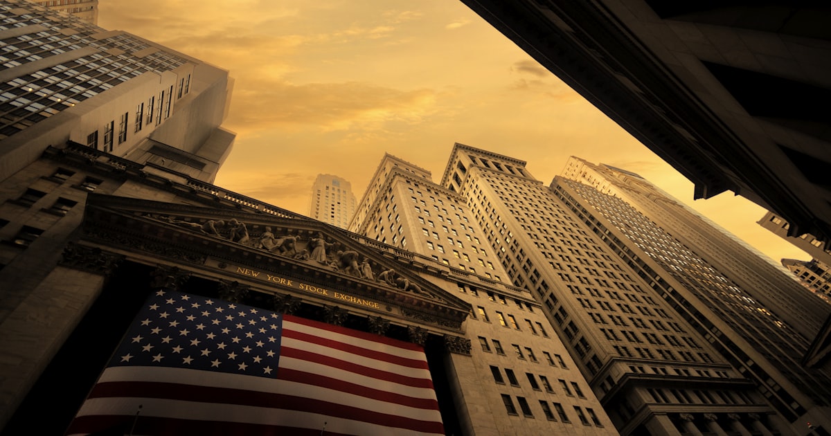 a flag on a building