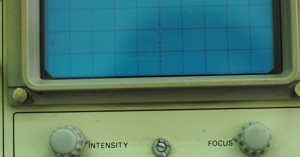 a close up of a blue screen on a machine