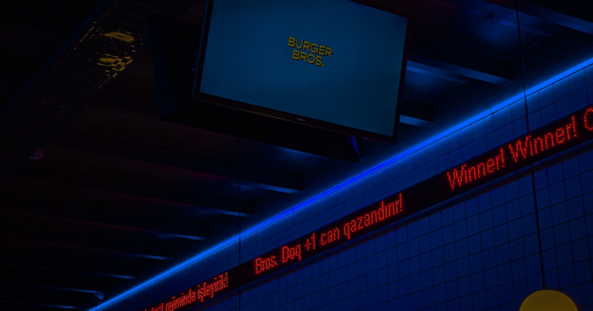 a television mounted to the side of a wall