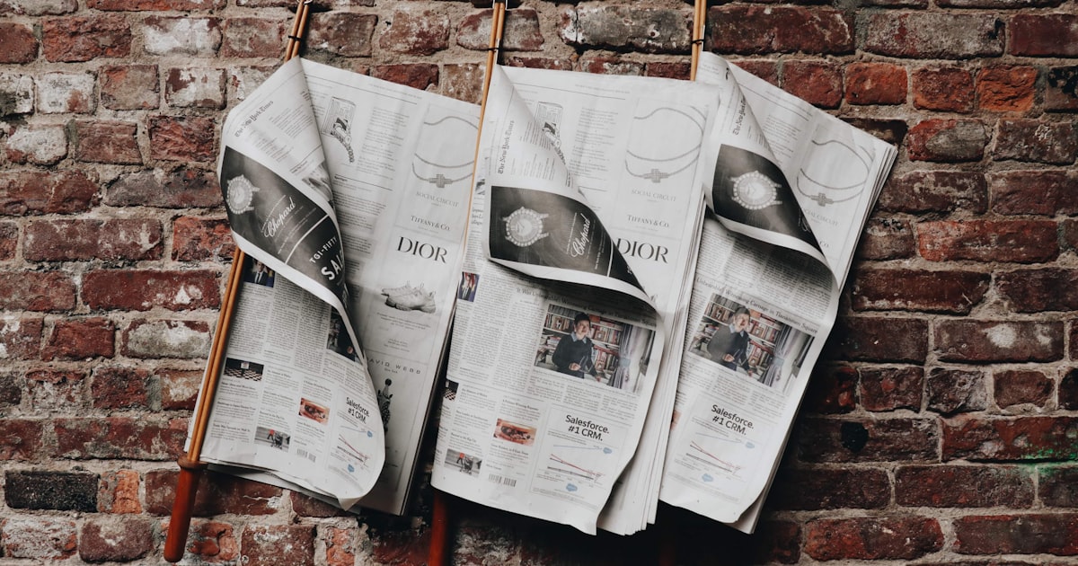 three newspapers