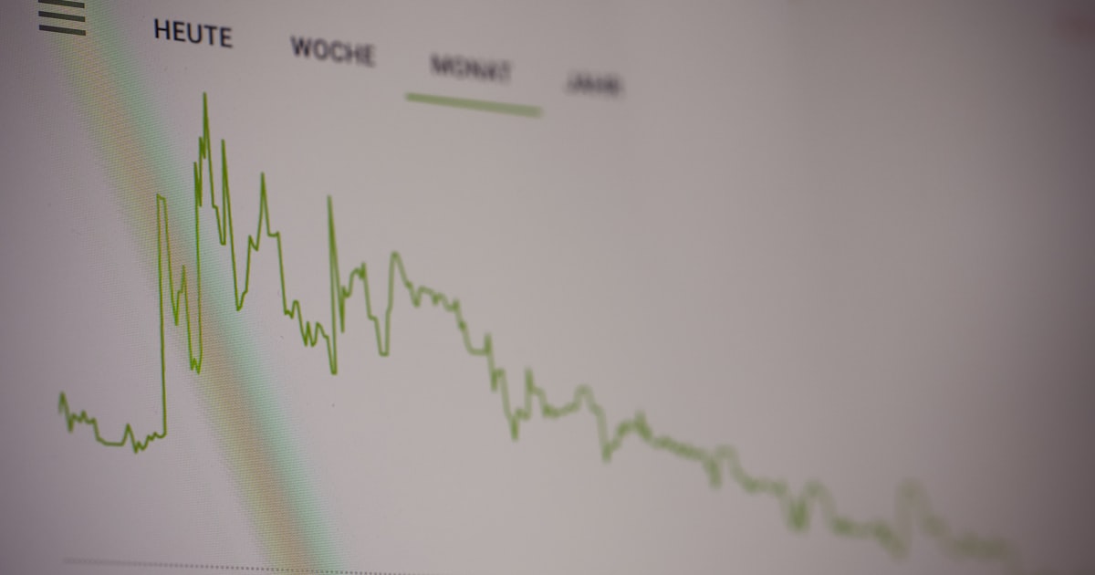 white paper with green line
