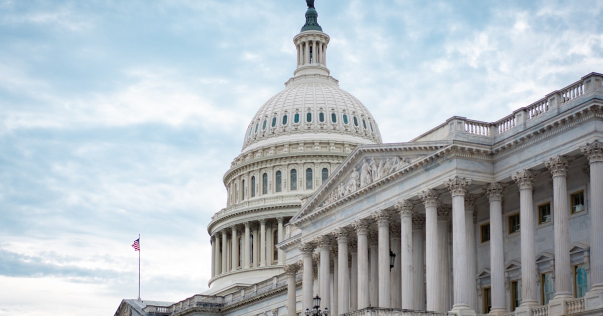 The capitol building in washington d c is shown