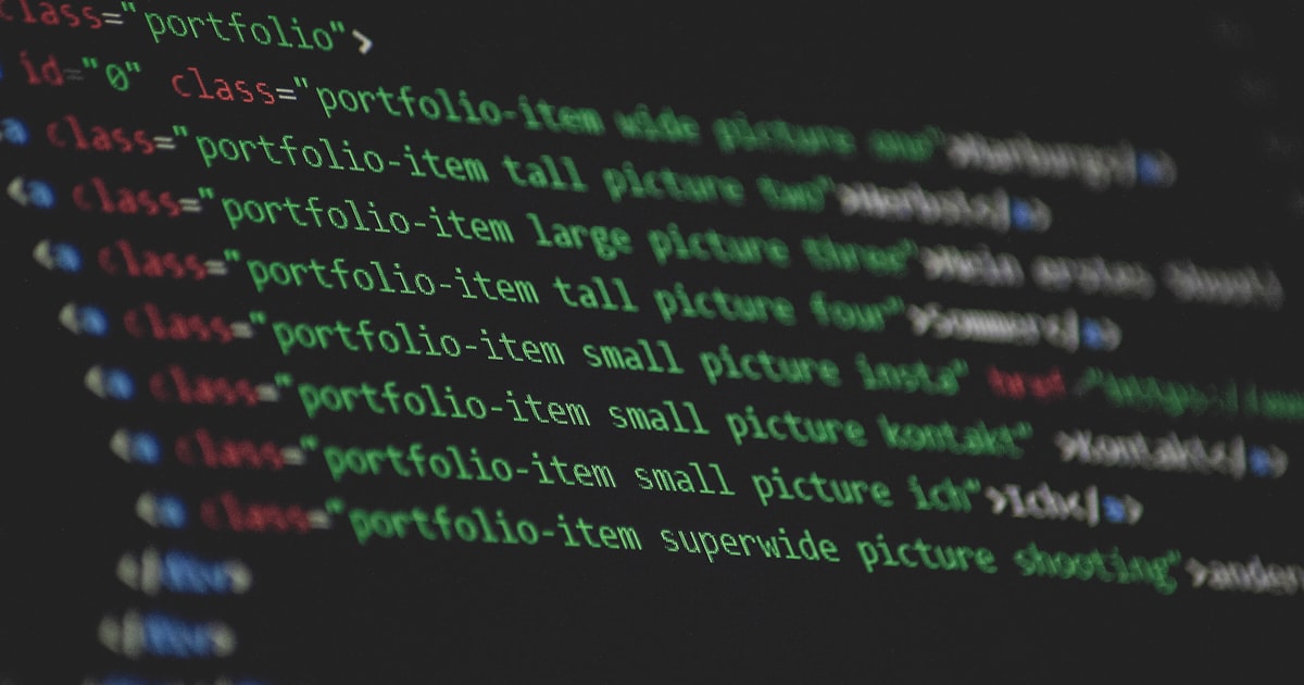 computer code screengrab
