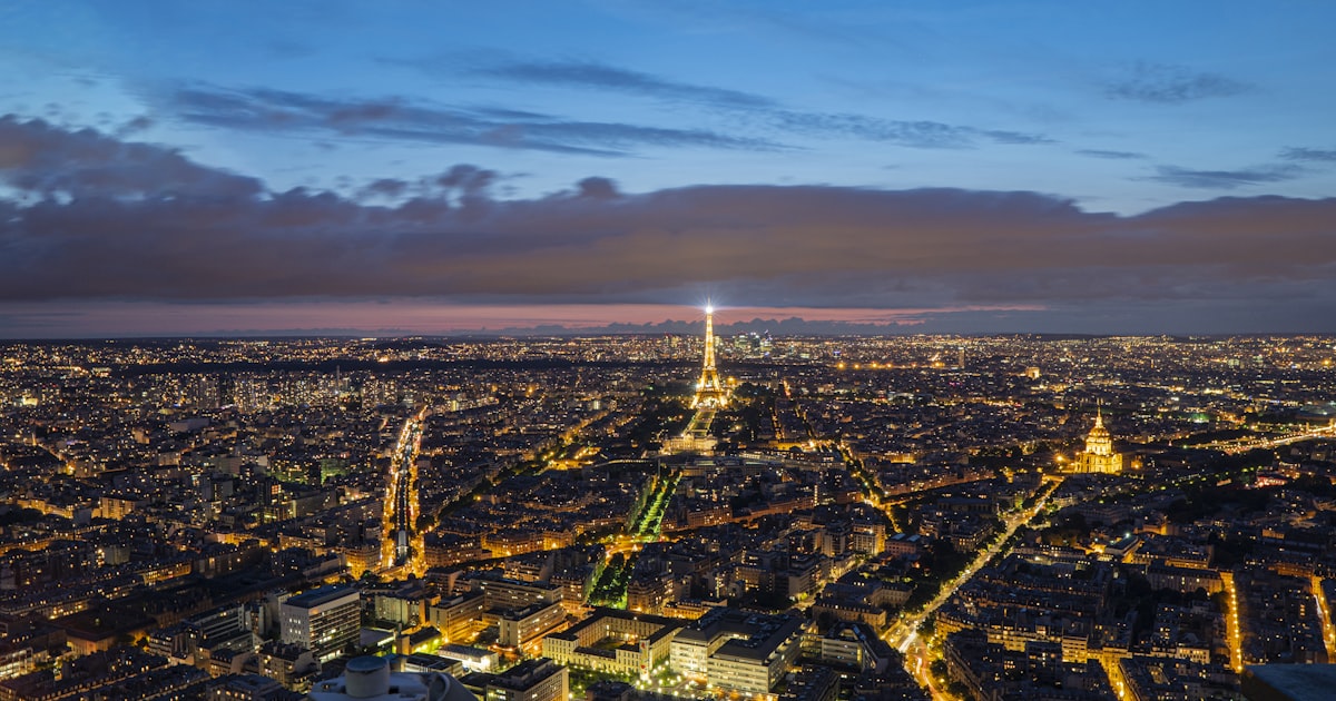 powered-on Eiffel Tower, Paris