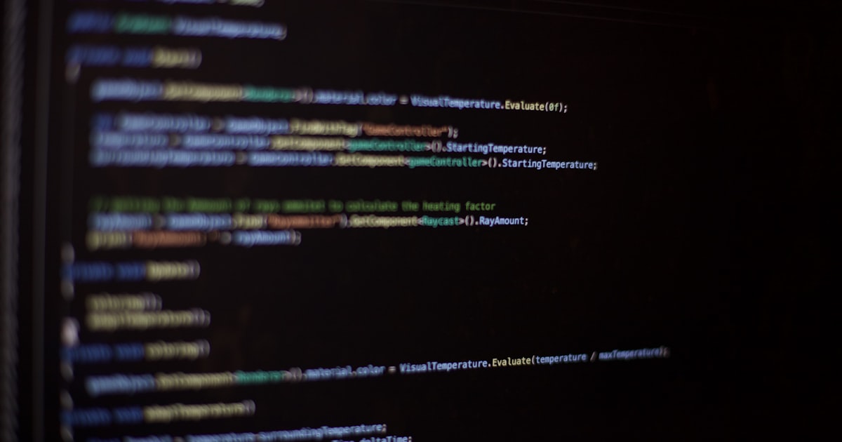 a computer screen with a bunch of text on it