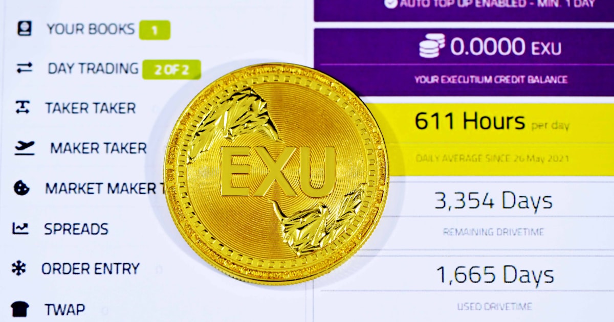gold round coin on white background