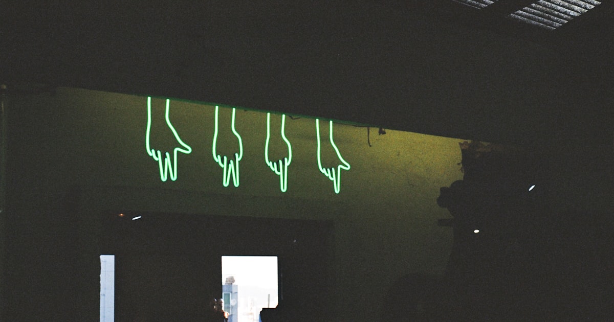 hand gestures signage