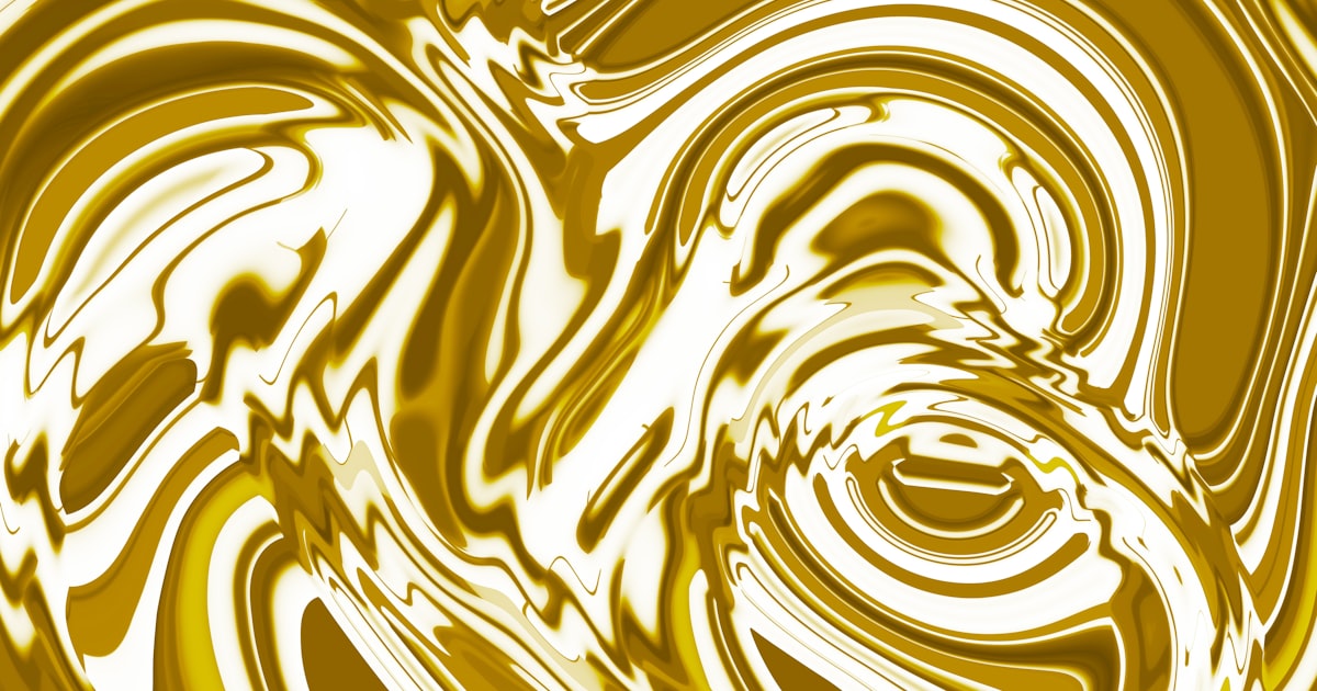 Abstract golden swirls and patterns