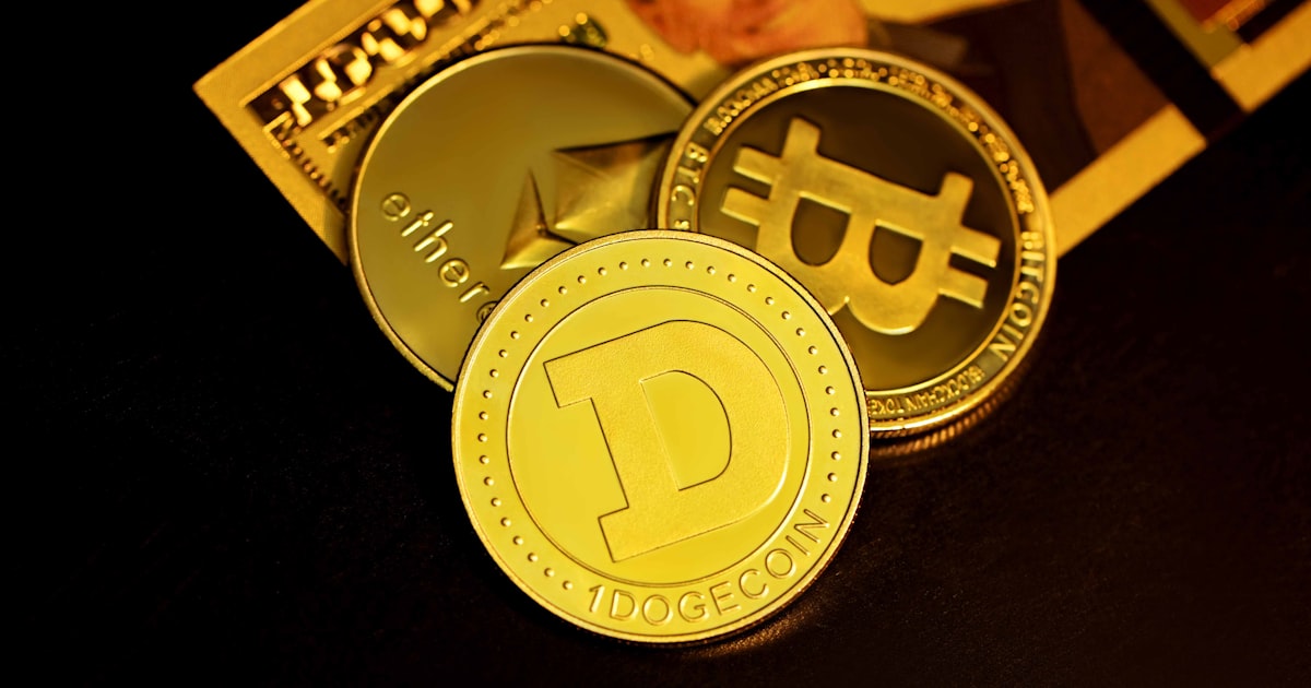 gold and silver round coin