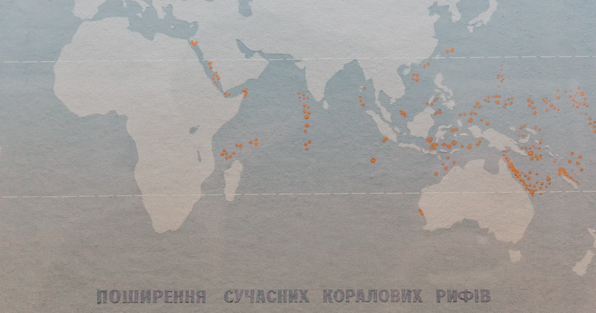 a map of the world with orange dots