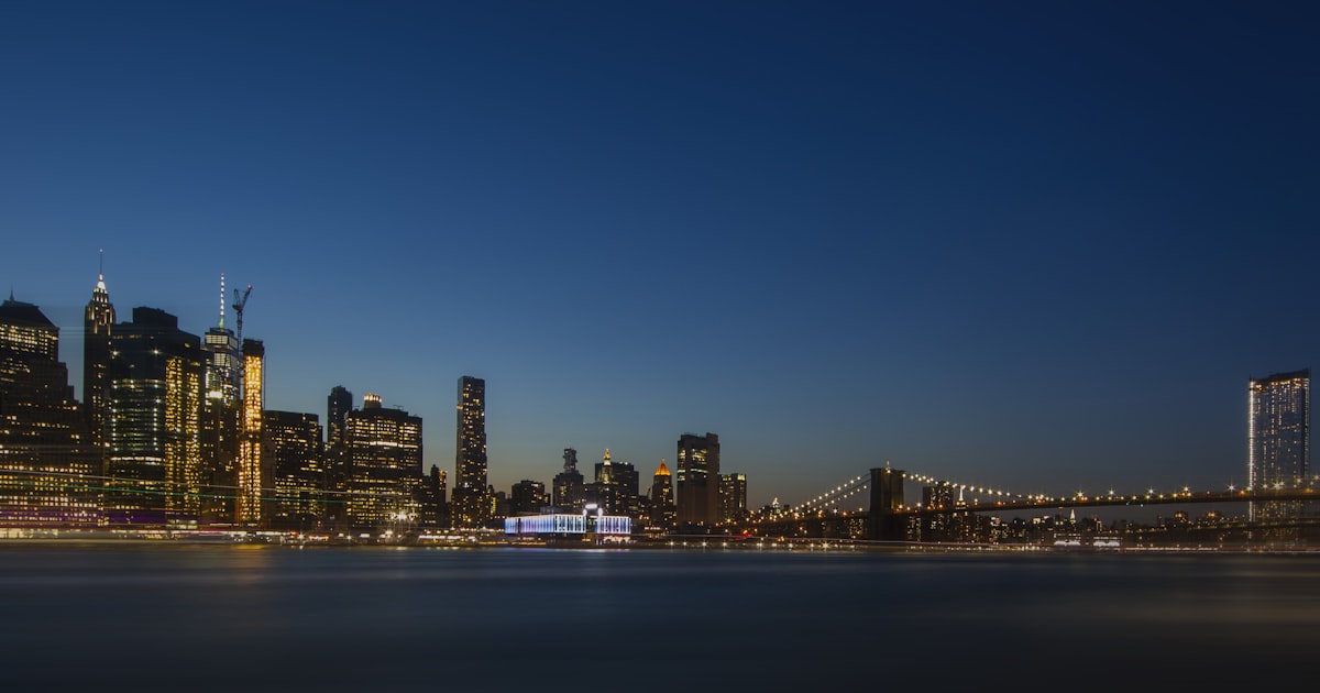 cityscape during nighttime